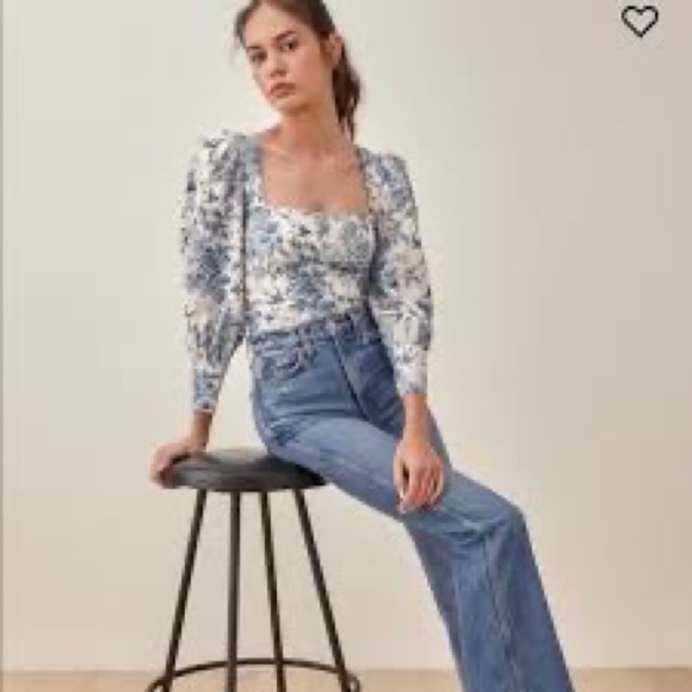 Reformation Stilton linen top